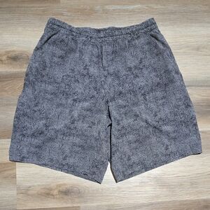 Lululemon Pace Breaker 9" Black White Shorts Size L